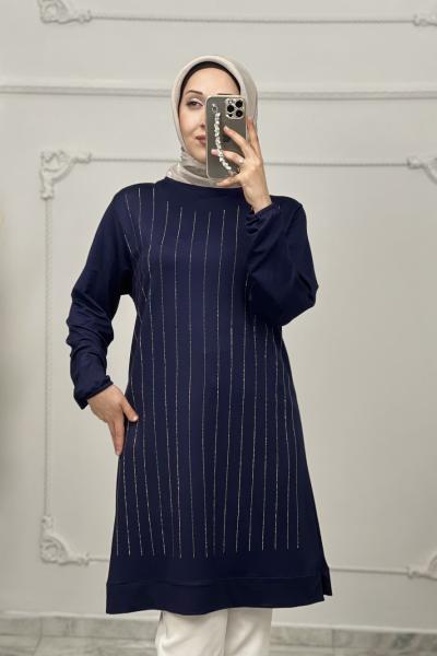 Açelya Tunik  Lacivert