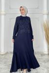 Ajda Elbise  Lacivert