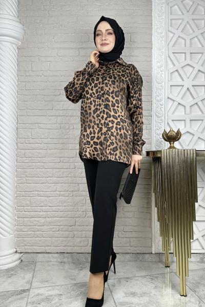 Alev Tunik Leopar