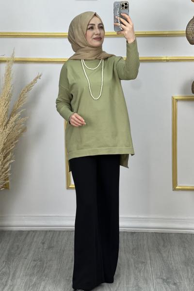 Ayça Triko Tunik  Yeşil