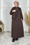 Aysima Takım Elbise  Acı Kahve