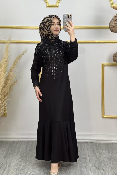 Banu Abiye Elbise  Siyah