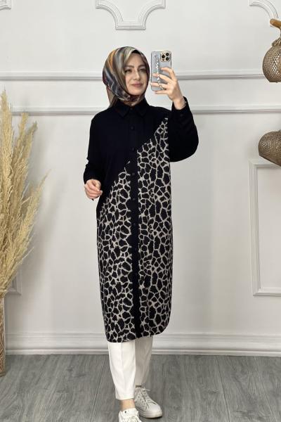 Belis Gömlek Kap Leopar