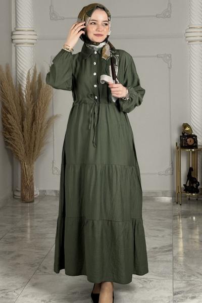 Berna Elbise  Yeşil