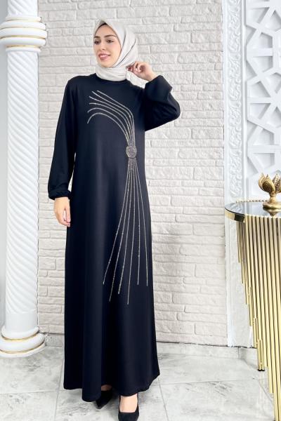 Beyza Abiye Elbise  Siyah
