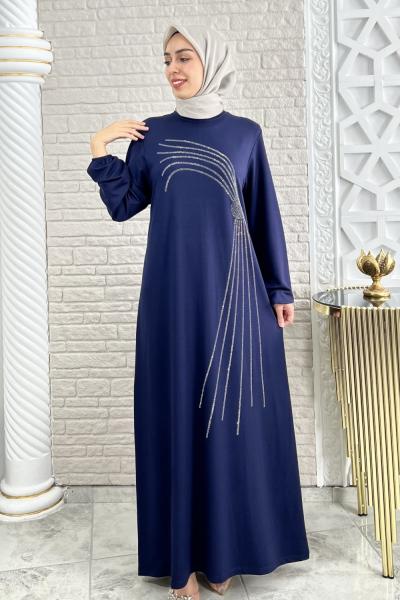 Beyza Abiye Elbise  Lacivert