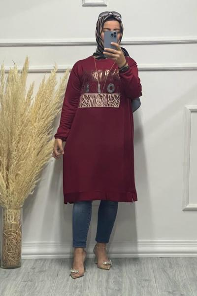 BONJUR TUNİK Bordo