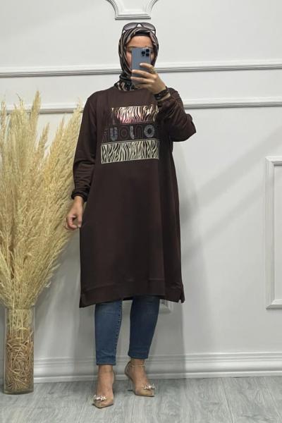 BONJUR TUNİK Acı Kahve