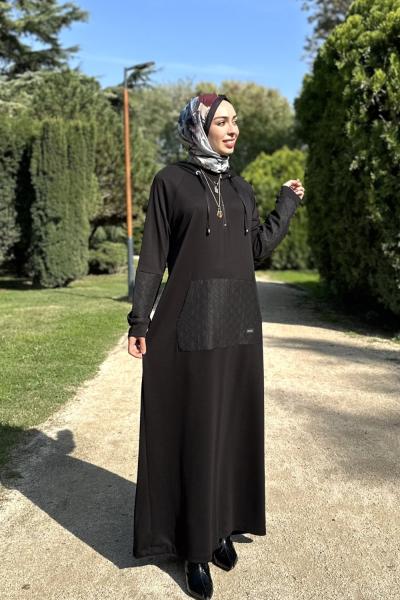 Burçin Elbise  Siyah