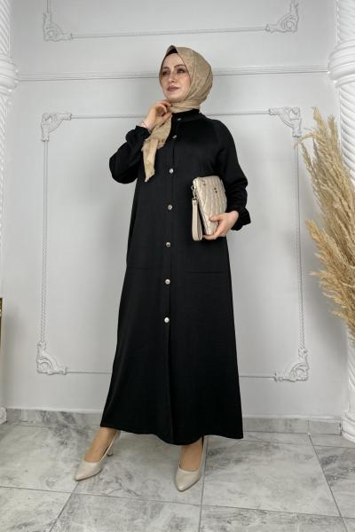 Canan Hırka Elbise  Siyah