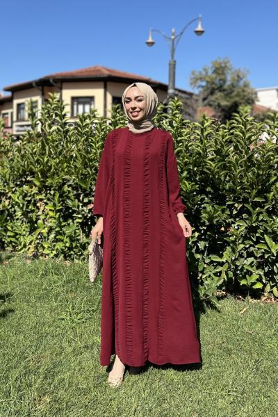 Cemre Elbise  Bordo