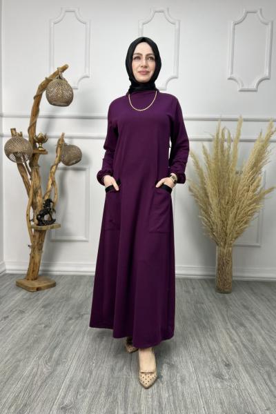 Ceren Cepli Elbise  Mürdüm