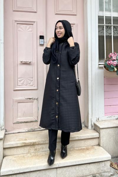 Ceyda Kapitone Kap Siyah