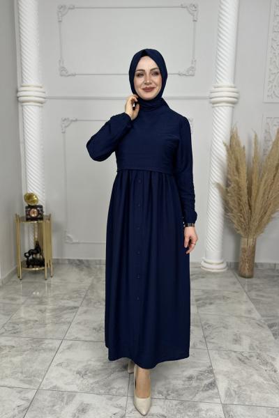 Çilek Crop Takım Elbise  Lacivert