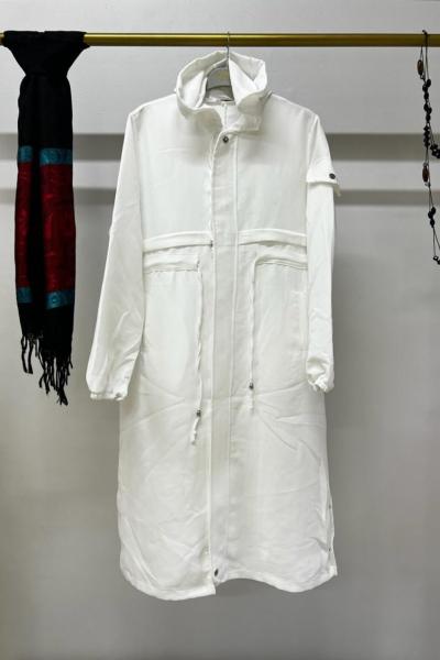 Duble Kumaş Kap Beyaz