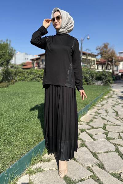 Ece Etekli Takım Siyah