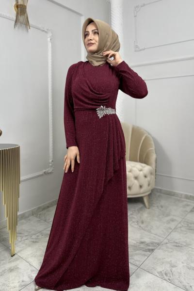 Eftelya Abiye  Bordo