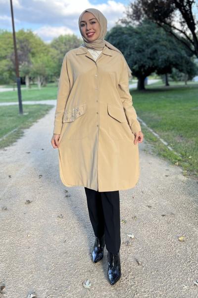 Esen Trenç Kot Krem