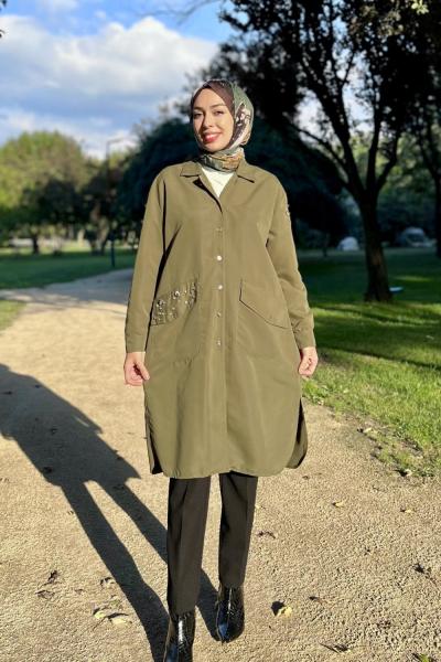 Esen Trenç Kot Haki