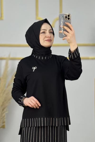 Esma Etekli Takım Siyah