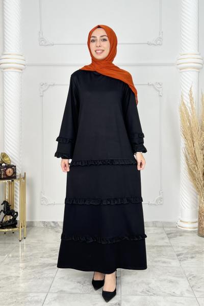Feray Abiye Elbise  Siyah