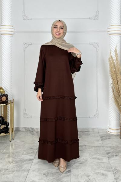 Feray Abiye Elbise  Acı Kahve