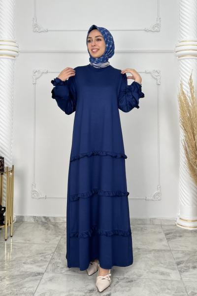 Feray Abiye Elbise  İndigo