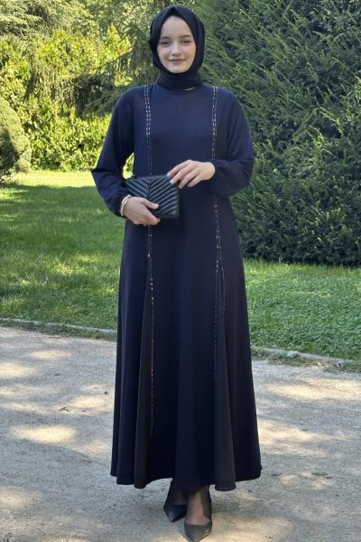 Fulya Elbise Lacivert