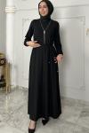 Gamze Elbise  Siyah