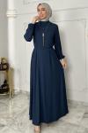 Gamze Elbise  İndigo