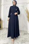 Gamze Elbise  Lacivert