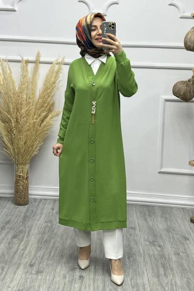 Gökkuşağı Hırka Yeşil