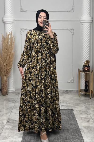 Gülistan Elbise  Yağ Yeşili