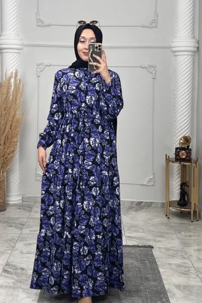 Gülistan Elbise  Mavi