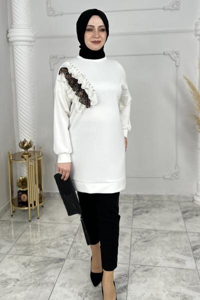 Güzide Tunik  Beyaz