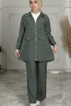 Hazan Ceketli Takım Yeşil