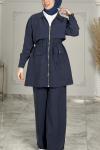Hazan ceketli Takım Lacivert