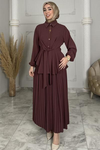 Hümeyra Etekli Takım Gül