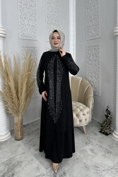 Hüsna Abiye Siyah