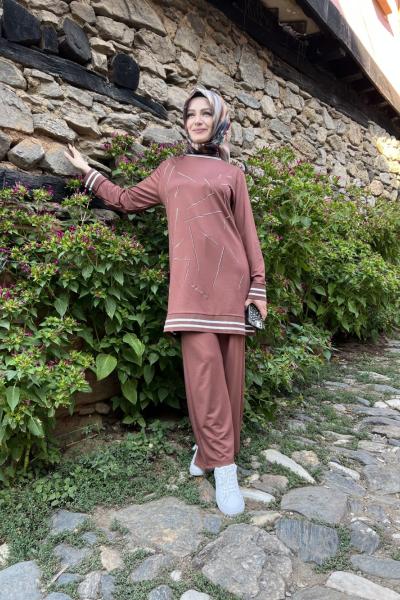 Kristal Cam Kırığı Desen Takım Kiremit