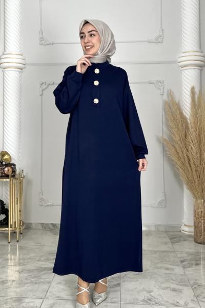 Kübra Elbise  Lacivert