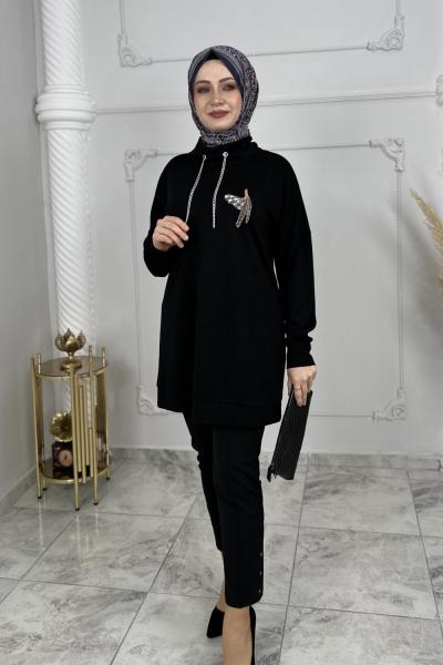 Kuğu Tunik  Siyah