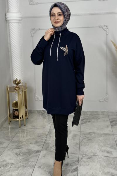 Kuğu Tunik  Lacivert