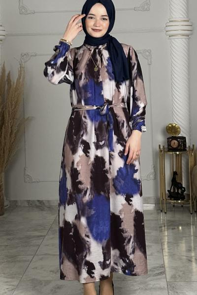 Manolya Elbise Saks Mavisi