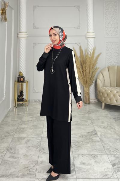 Melike Takım Siyah Taş