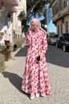 Nazen Elbise  Pembe