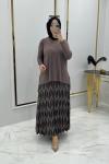 Nazlı Etekli Takım  Bej