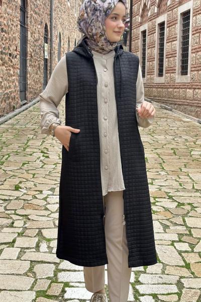 Nehir Yelek  Siyah