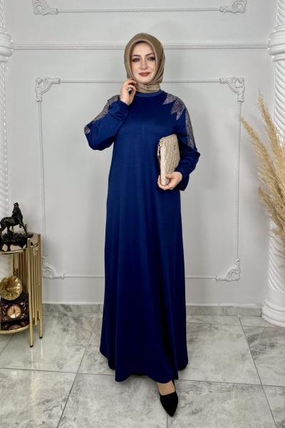 Nihan Elbise  Mavi