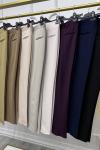 Normal Paça Krep Pantolon Lacivert